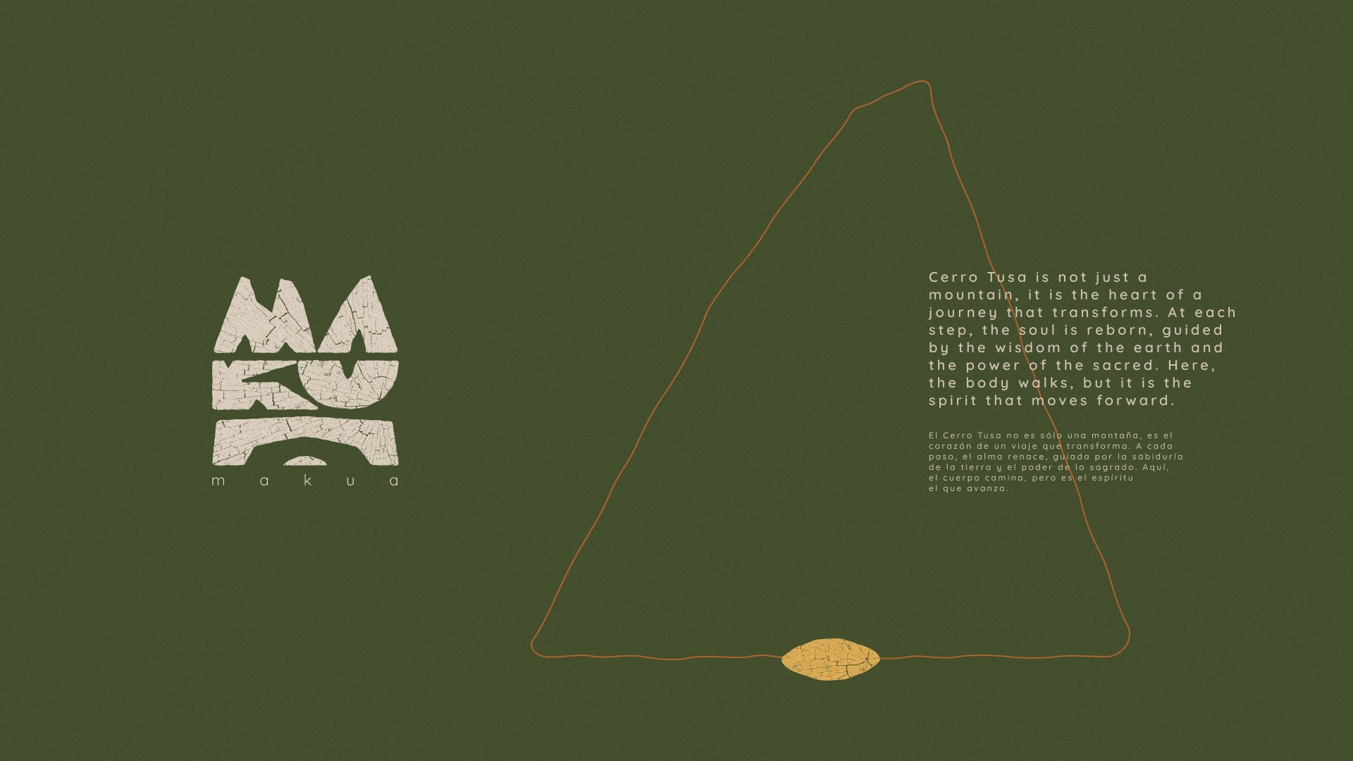 Makua logo and Cerro Tusa