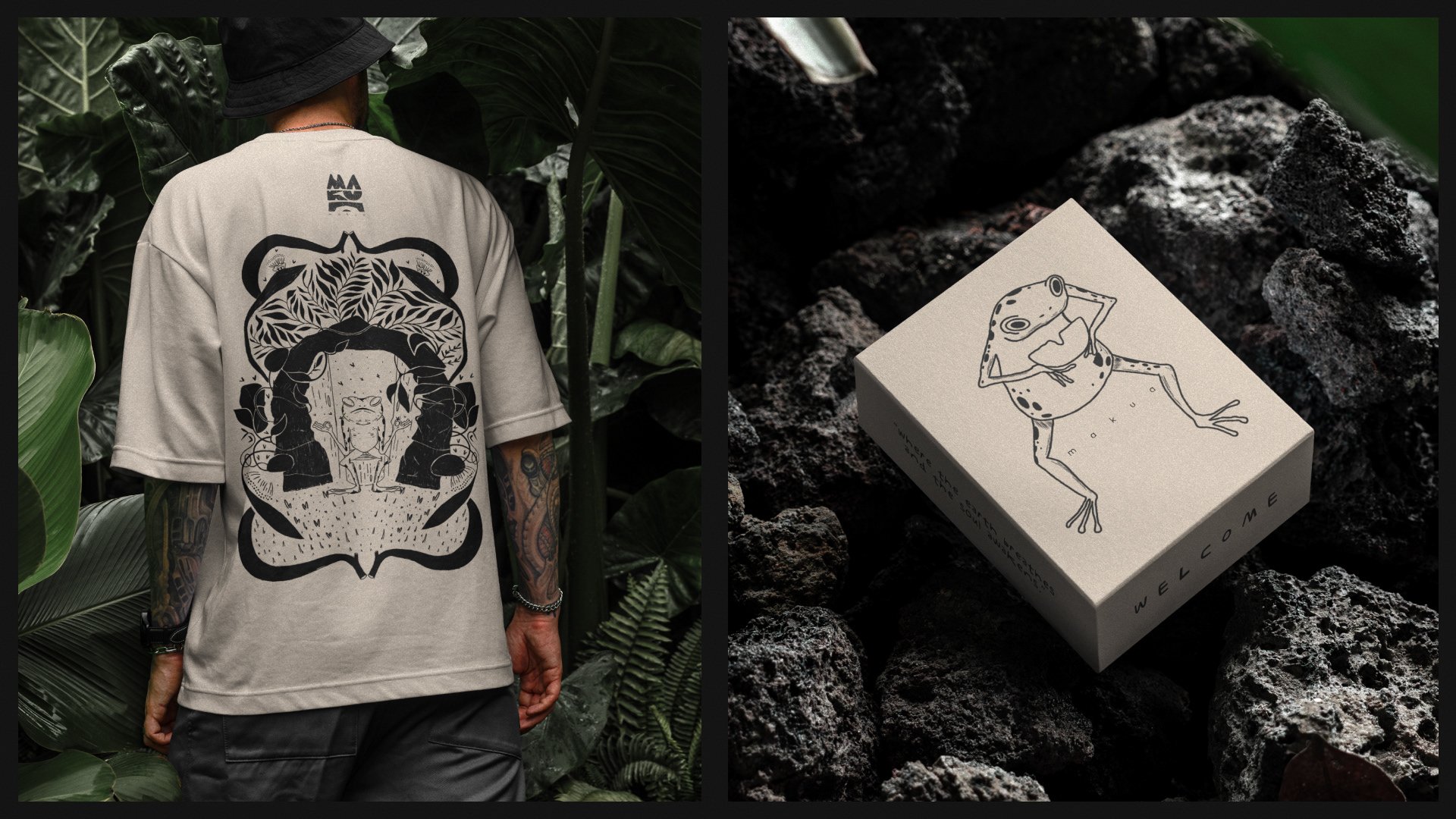 Makua t-shirt and box