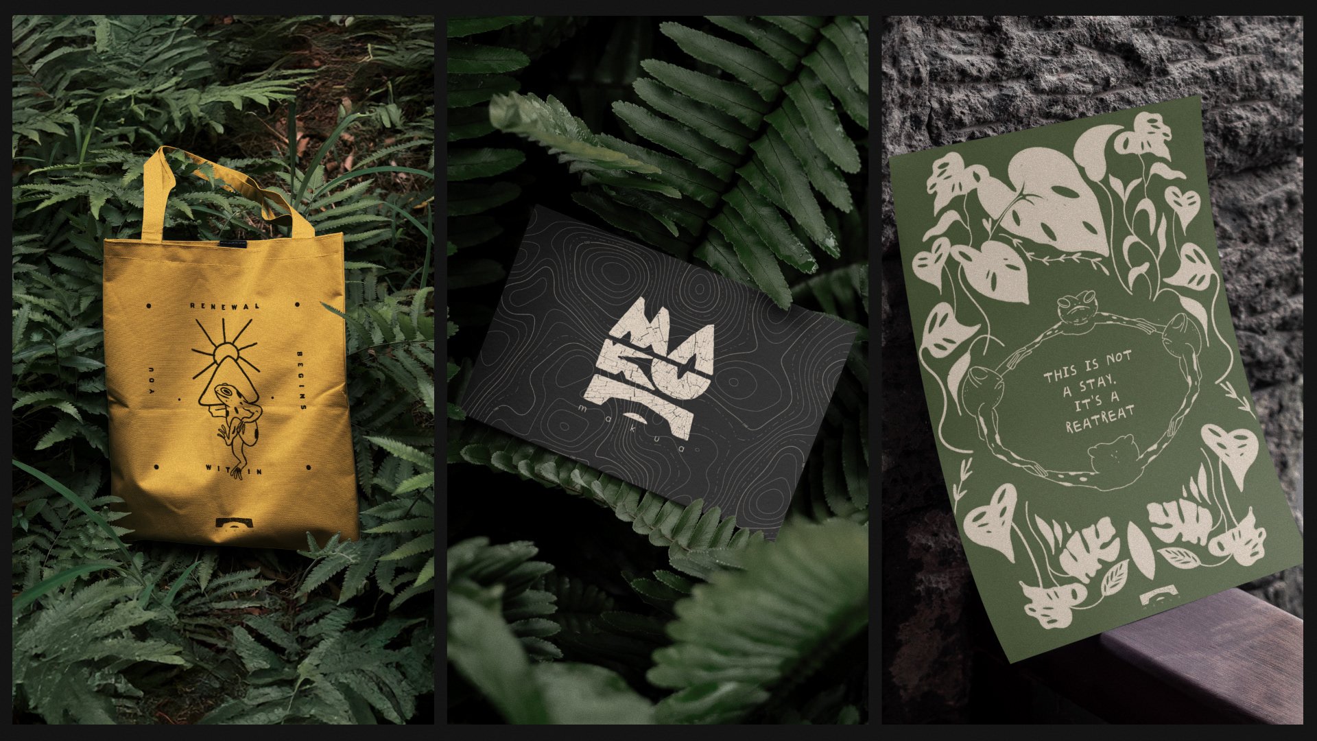 Makua tote, cards and print
