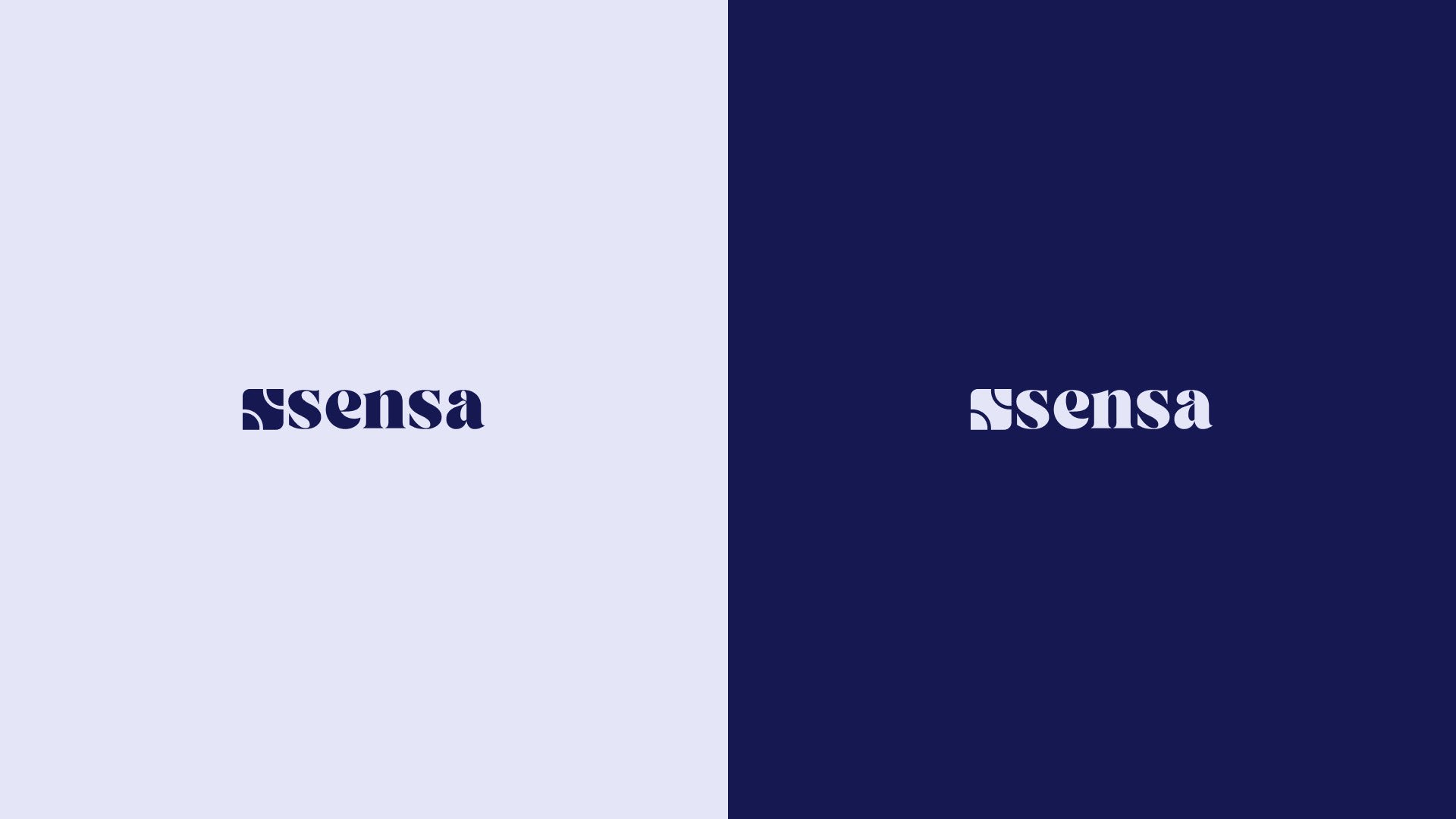 Sensa logo in light and dark