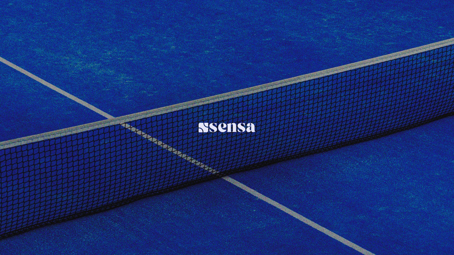 Sensa on the padel net