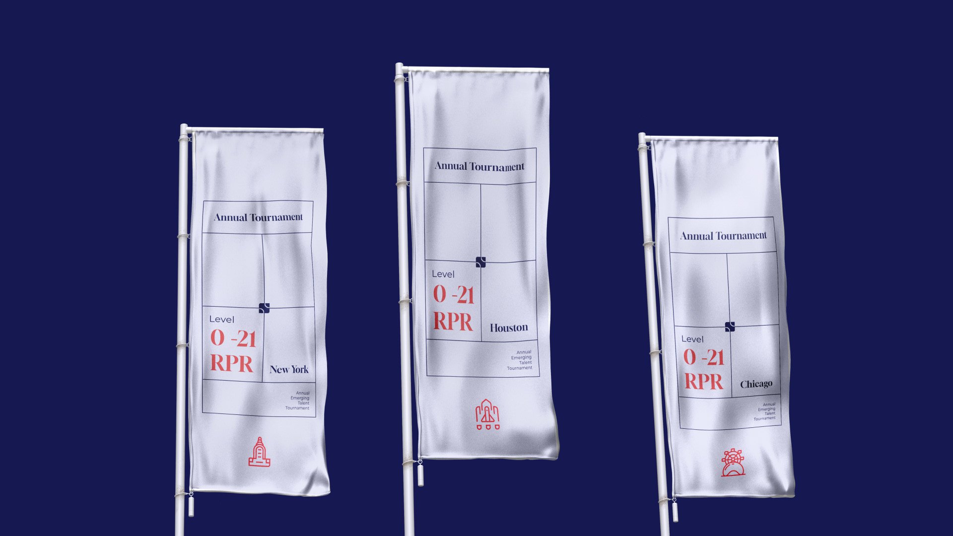Sensa tournament flags