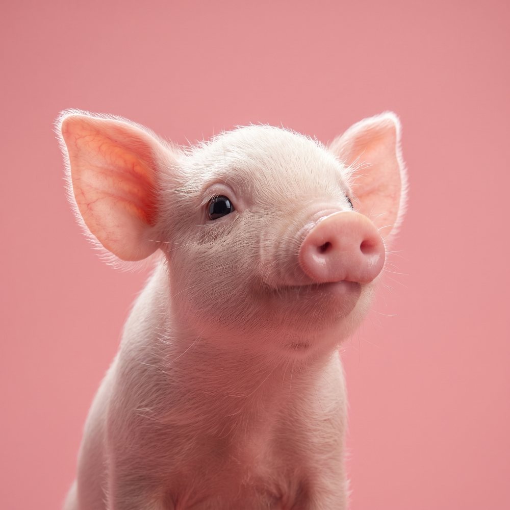 Pig portrait