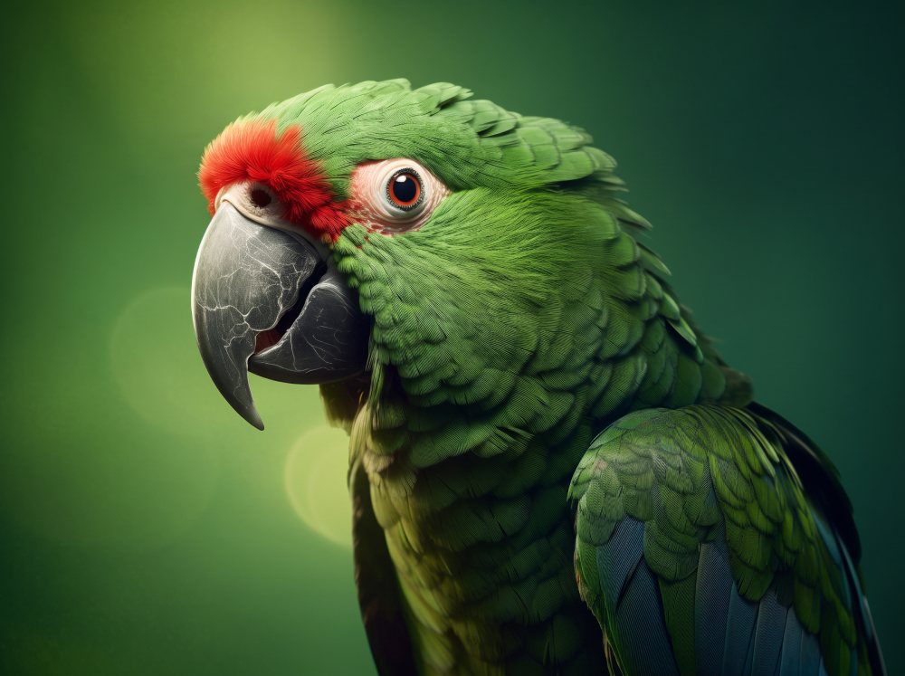 Parrot portrait